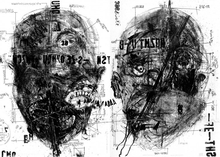 Partageniczne mutacje psychoruchowe | suchoryt | z cylu Człowiek pogryzł psa | 100x140 | 2015